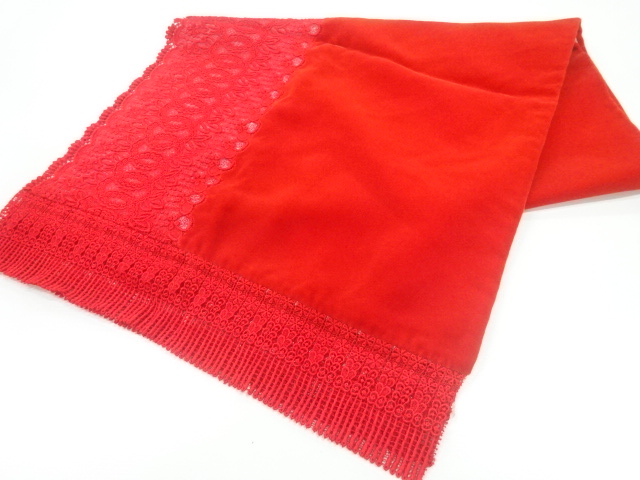 JAPANESE SHAWL / VELVET / LACE / FLORAL PLANTS